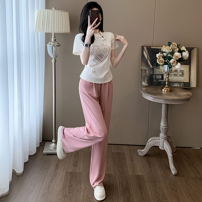 运动休闲套装女夏款2024年新运动套装
