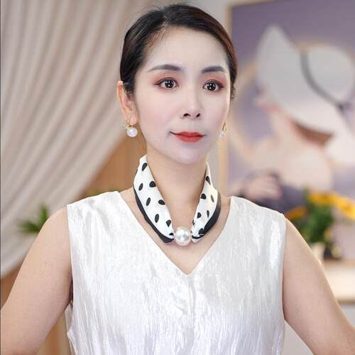 2026夏季新款磁扣丝巾女时尚百搭护颈洋气围巾配衬衣领巾薄款围脖