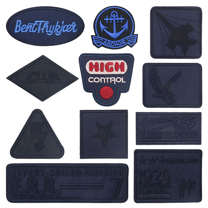 缝纫布贴刺绣补丁贴破洞装饰贴布