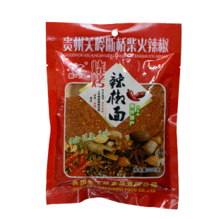 包邮贵州省贵阳市特产乡下妹毅力牌烧烤辣椒面200克关岭断桥柴火