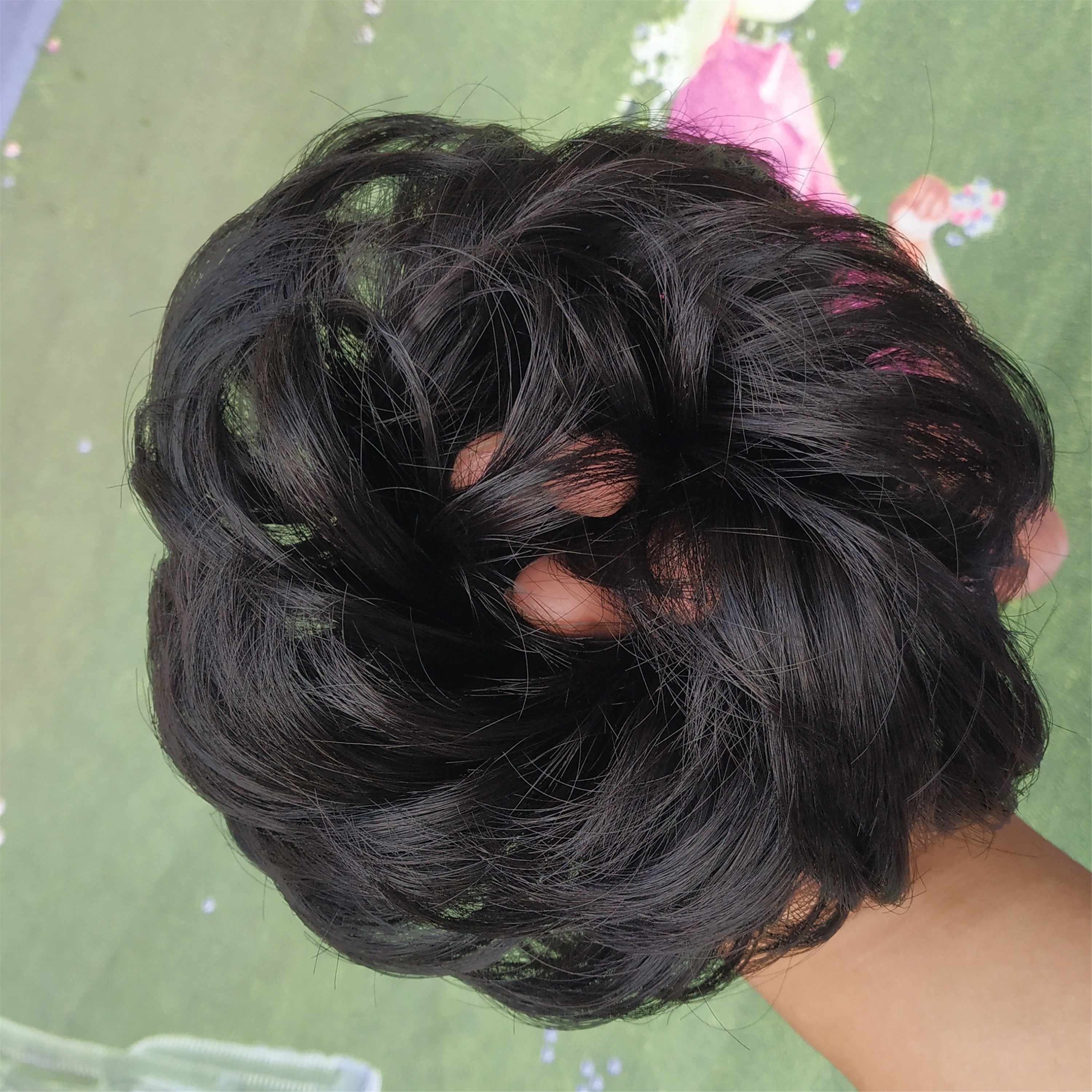 假发圈女盘发卷发圈花苞头发饰发包丸子头皮筋头绳蓬松仿真头花,美发护发/假发,发包/丸子,淘宝优惠券,粉丝福利购,淘宝优惠卷