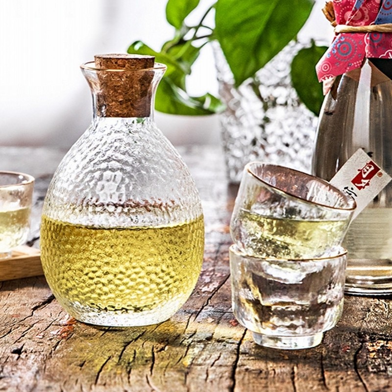 日式玻璃锤纹小酒壶清酒杯子鹰嘴一口杯梅子酒杯白酒果酒杯小酒杯,餐饮具,家用酒壶,淘宝优惠券,粉丝福利购,淘宝优惠卷