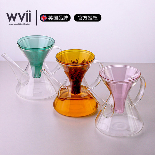 英国wvii高硼硅玻璃功夫茶快泡壶