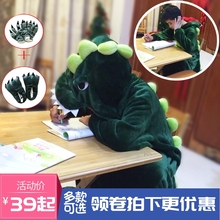 秋冬动物卡通恐龙皮卡丘连体睡衣1