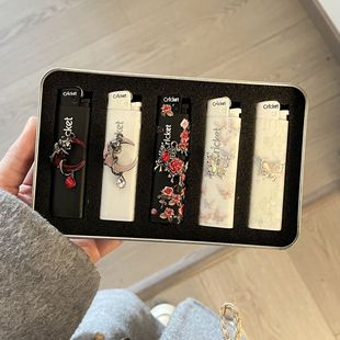 爆款哥特风配饰草蜢Cricket一次性打火机磨砂质感创意酷男友礼物