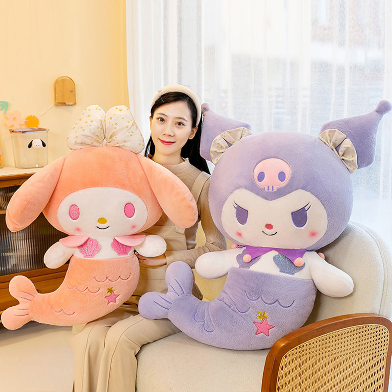 可爱美人鱼变身美乐蒂库洛米公仔