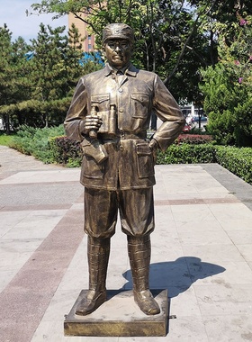 铸铜雕塑红军铜雕八路军雕塑