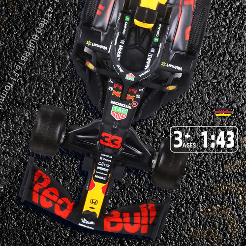 比美高1:43红牛 F1方程式赛车2021红牛F1 RB16b赛车模型维斯塔潘