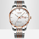 瑞士品牌新款 男士 钢带商务防水表 双日历镶钻男表 手表机械全自动