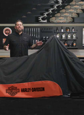 适用哈雷X48sportster883硬汉1200突破者750肥仔肥街霸滑翔车衣罩