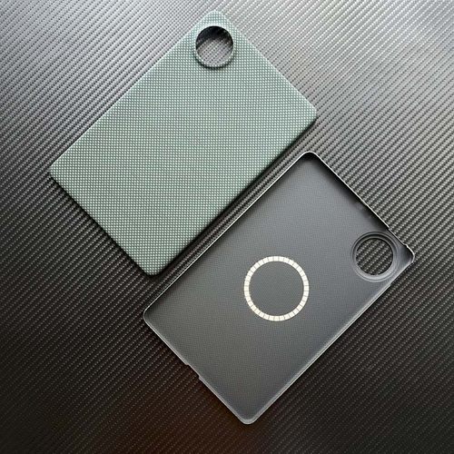 适用于华为matepadmini手机壳防弯折平板电脑双磁吸附保护套8.8寸凯夫拉纤维芳纶碳纤维纹商务男轻薄磨砂硬壳