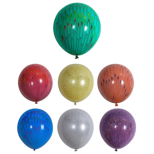 迷恋peacock孔雀凤尾厚实气球