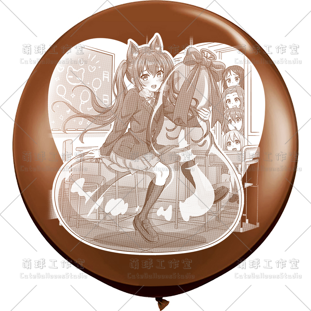 Big ball White ink   Catalpa meow ride balloon   Remake   Nakano Catalpa   K-ON ! Soft girl   LOONER comic printing