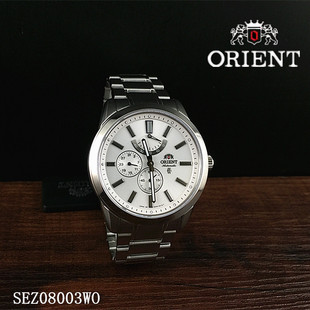 ORIENT日本进口东方双狮手表男表正品全自动机械表透底SEZ08003WO