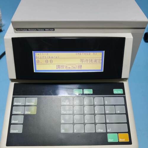KEY MKC-520 卡尔费休水分计 库伦法有隔膜滴定池议价维修