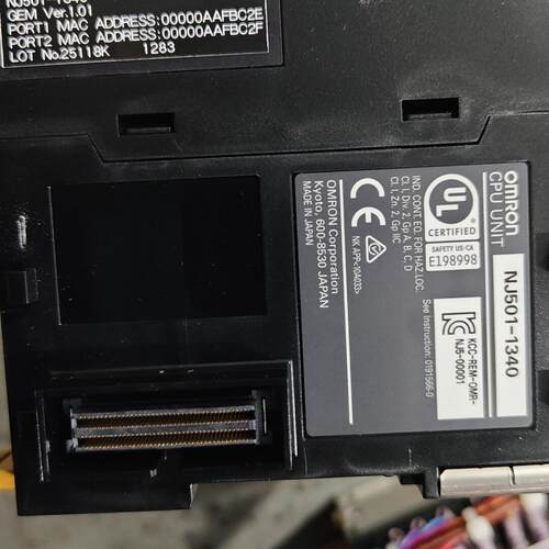 NJ501-1340 PLC CPU单元 可编程控制器 带电源 无拆无修议价维修