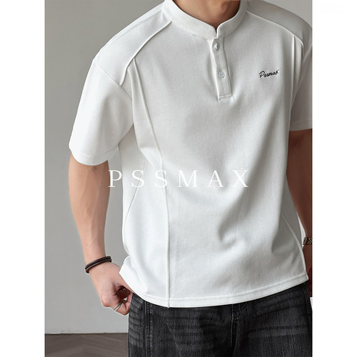 PSSMAX新款夏季宽松短袖T恤男款