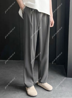 胖俗俗PSSMAX宽松垂感休闲长裤男