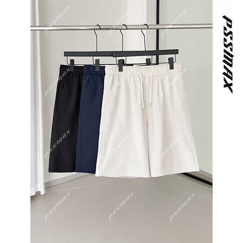 【现货】胖俗俗 PSSMAX【斜切设计感短裤】2026春夏新宽松五分裤