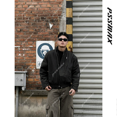 PSSMAX秋冬保暖加厚棉衣外套男装