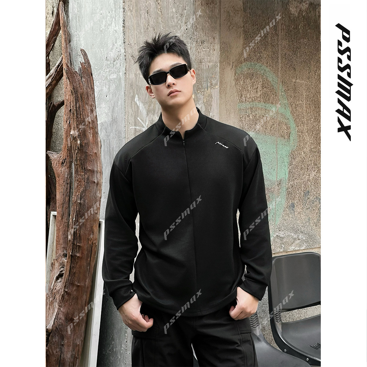 【现货】胖俗俗PSSMAX【极简线条重塑】2025秋冬新款保暖打底卫衣