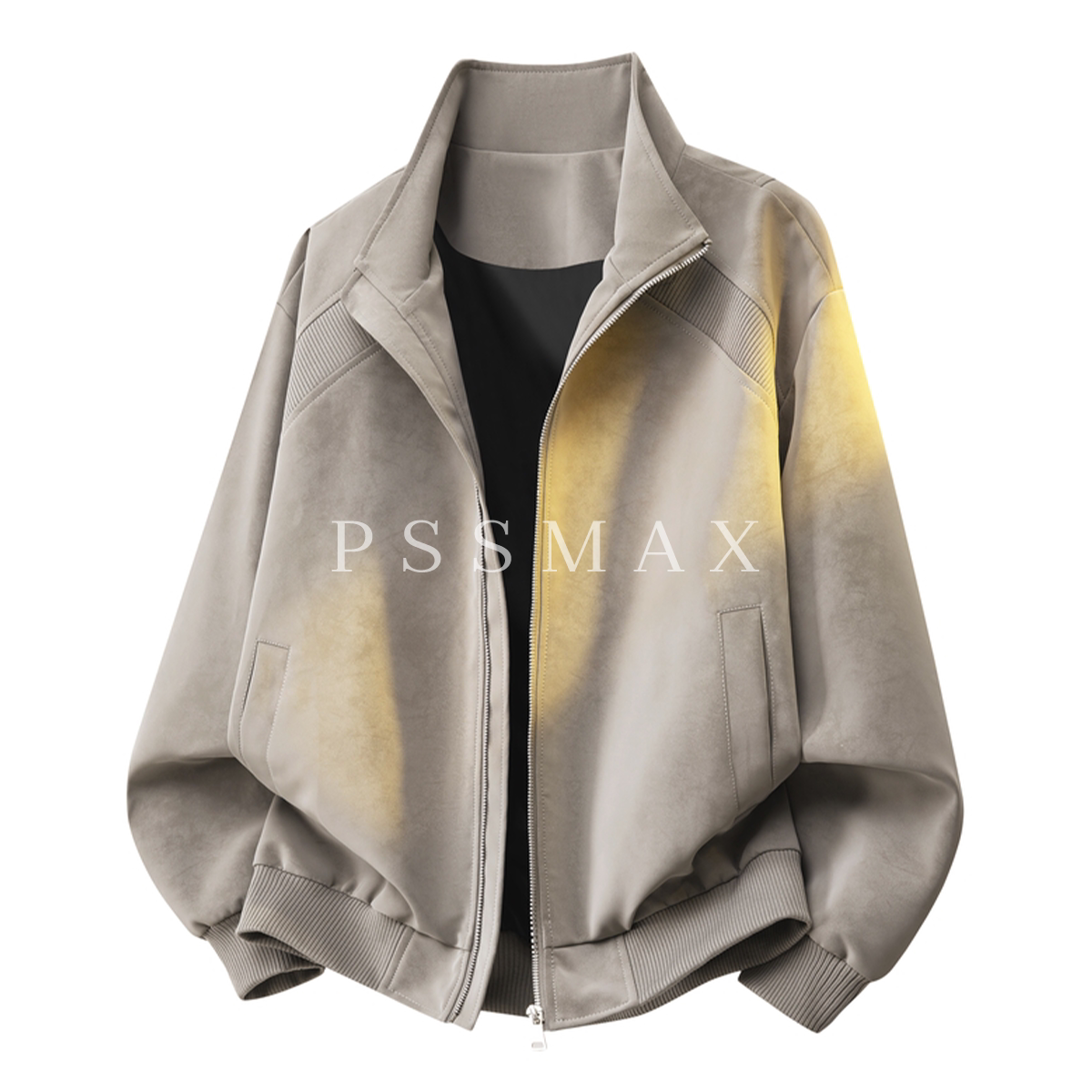 胖俗俗 PSSMAX港风cleanfit夹克2026早秋新款宽松百搭显瘦外套