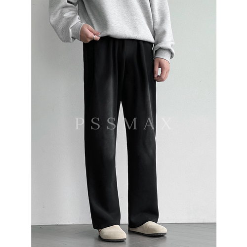 PSSMAX新款秋季宽松微喇休闲裤男