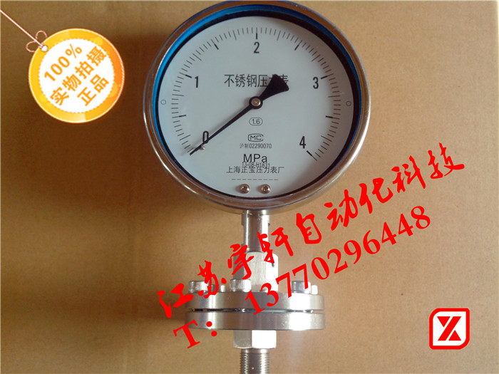 上海全不锈钢隔膜压力表
