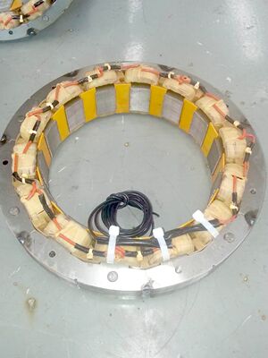 广州英格EG225/280/315全铜无刷发电机励磁机定子转子线圈原厂件