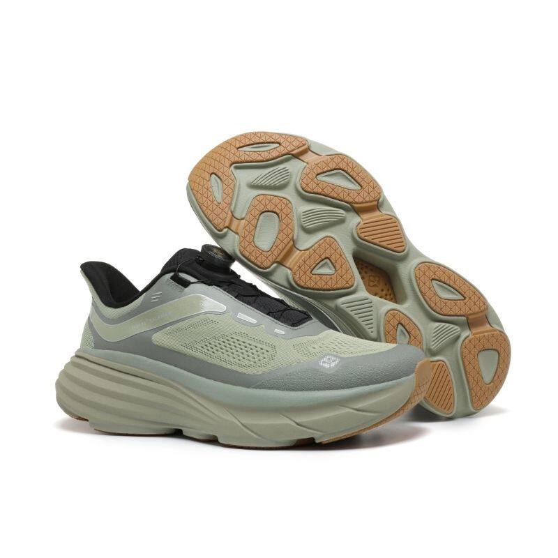 萨拉曼减震跑步鞋女春秋透气厚底夜跑轻便慢跑运动鞋男马拉松跑鞋