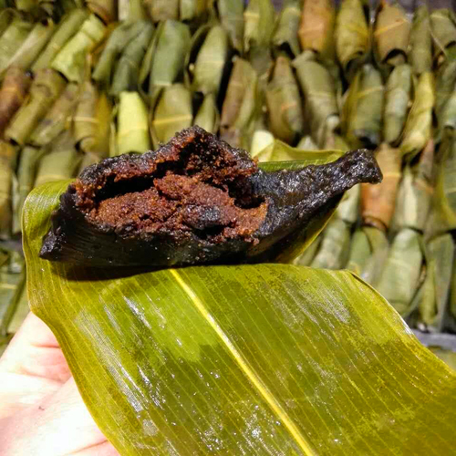 辰溪粉糍粑湘西怀化特产艾叶糍粑粽子叶包的蒿子粑粑艾草青团子粑 粮油调味/速食/干货/烘焙 年糕/糍粑 原图主图