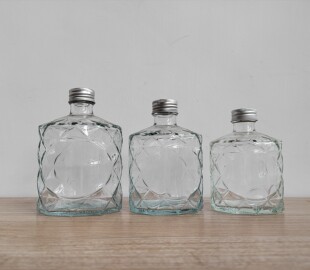 250ML冷萃咖啡玻璃瓶随手密封350ml小酒瓶自酿果酒分装空瓶子容器