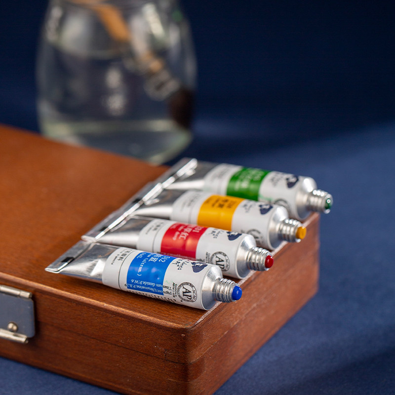 鲁本斯卡洛林管状水彩颜料 单支5ml新手膏状自选卡洛琳水彩单色