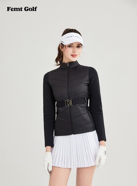 秋冬高尔夫女装羽绒服保暖外套