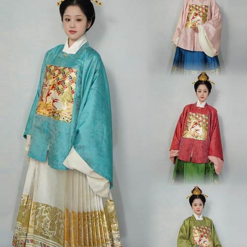 方领补服现货织金妆花补子