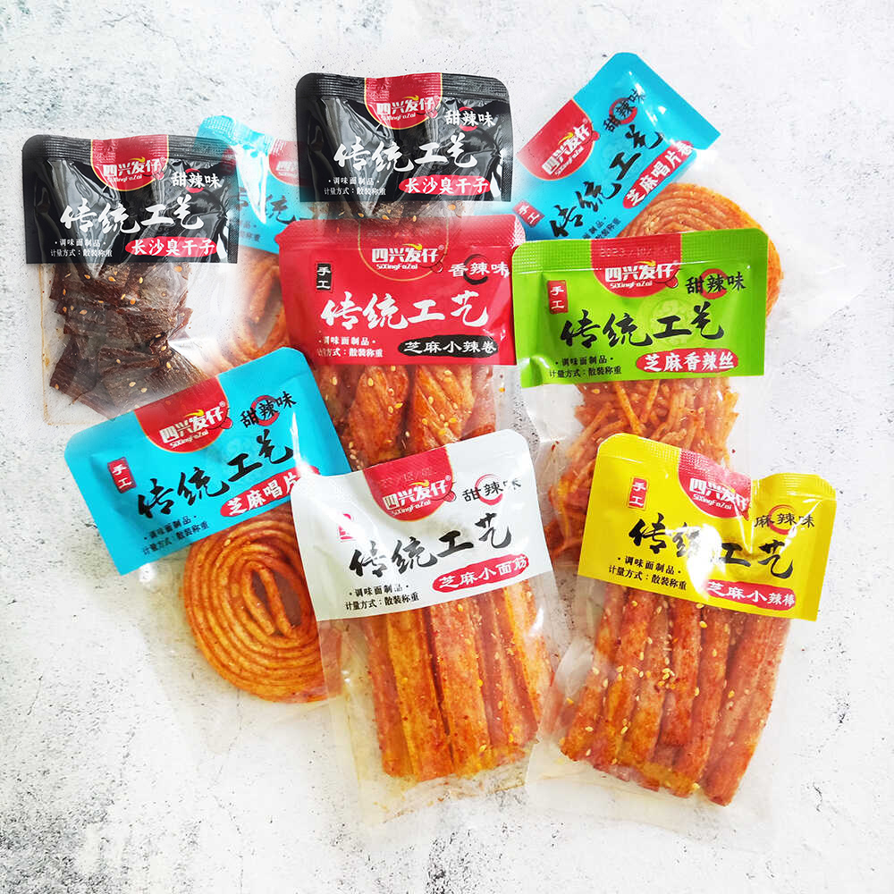 芝麻小面筋四兴发仔辣条