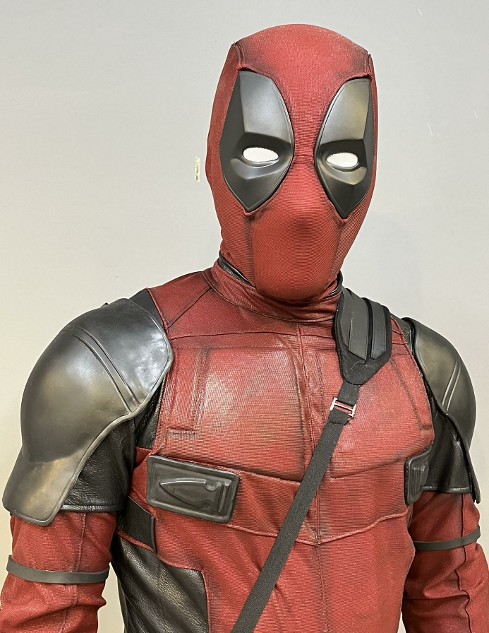 量身定制丝印死侍连体衣cosplay服面具男漫展服