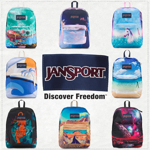 Jansport双肩包高端男女花色书包