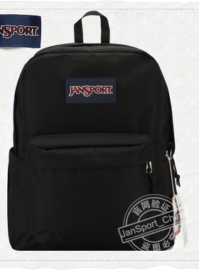 JanSport杰斯伯双肩包官方新品学院书包男女同款背包4QUT 008黑色