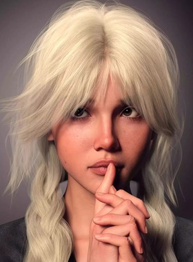 FE Bunches Braids Hair for G9  长发麻花辫发型 [仅发型] [IM]