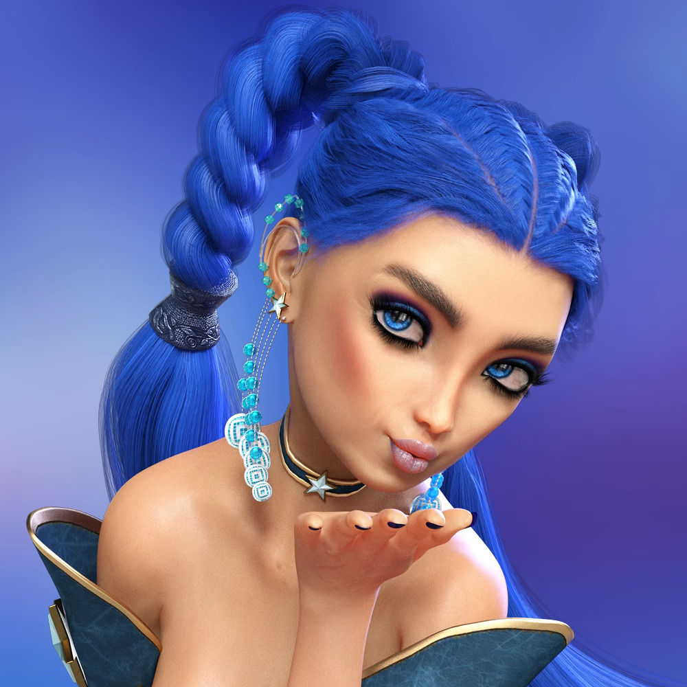 DAZ资源  Noelami for Kanade 8 卡通美女体型(仅体型) [IM]