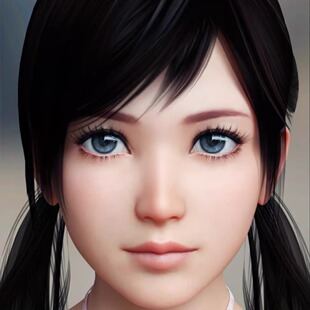 DAZ资源 DOA Kokoro for G8F 卡通亚洲美少女体型 (仅体型) 非IM