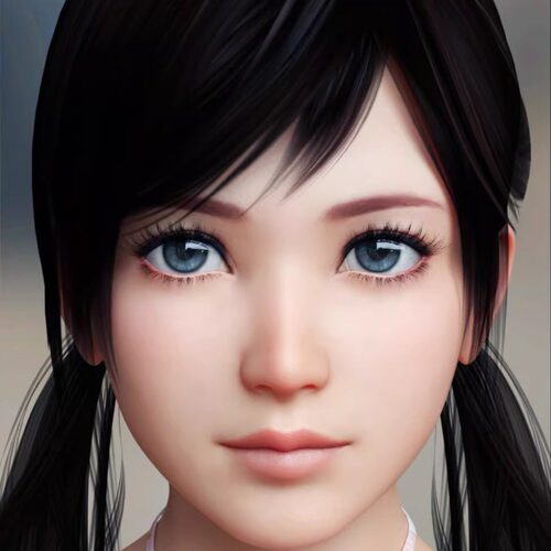 DAZ资源 DOA Kokoro for G8F 卡通亚洲美少女体型 (仅体型) 非IM