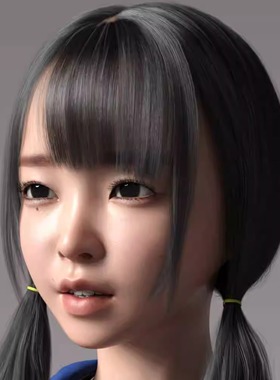 DAZ资源 Xiao Yun and Expressions G8F 亚洲小女孩(仅体型) [IM]