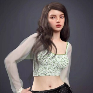 Genesis DAZ资源MB for 异域美女 仅体型 Feminine Lisann