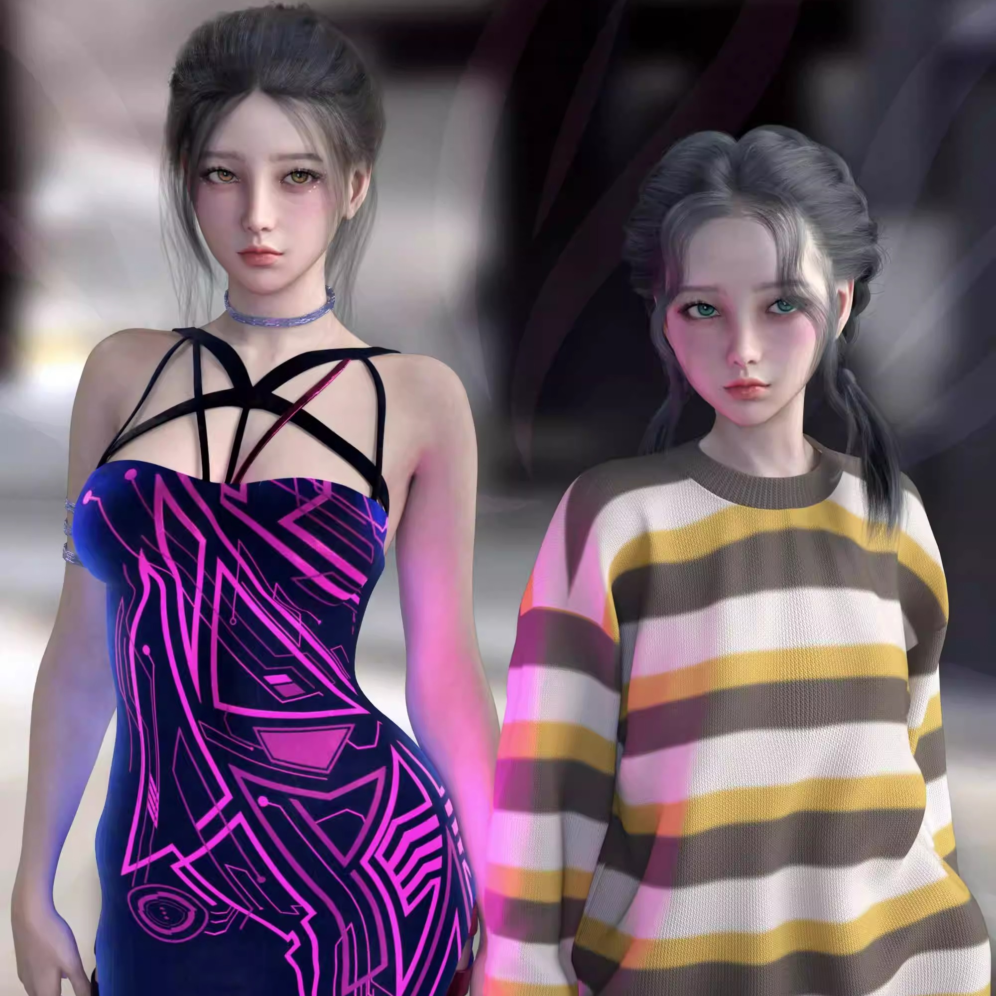 DAZ资源 Vo Easter HD for Genesis 9 亚洲少女体型 (仅体型)[IM]