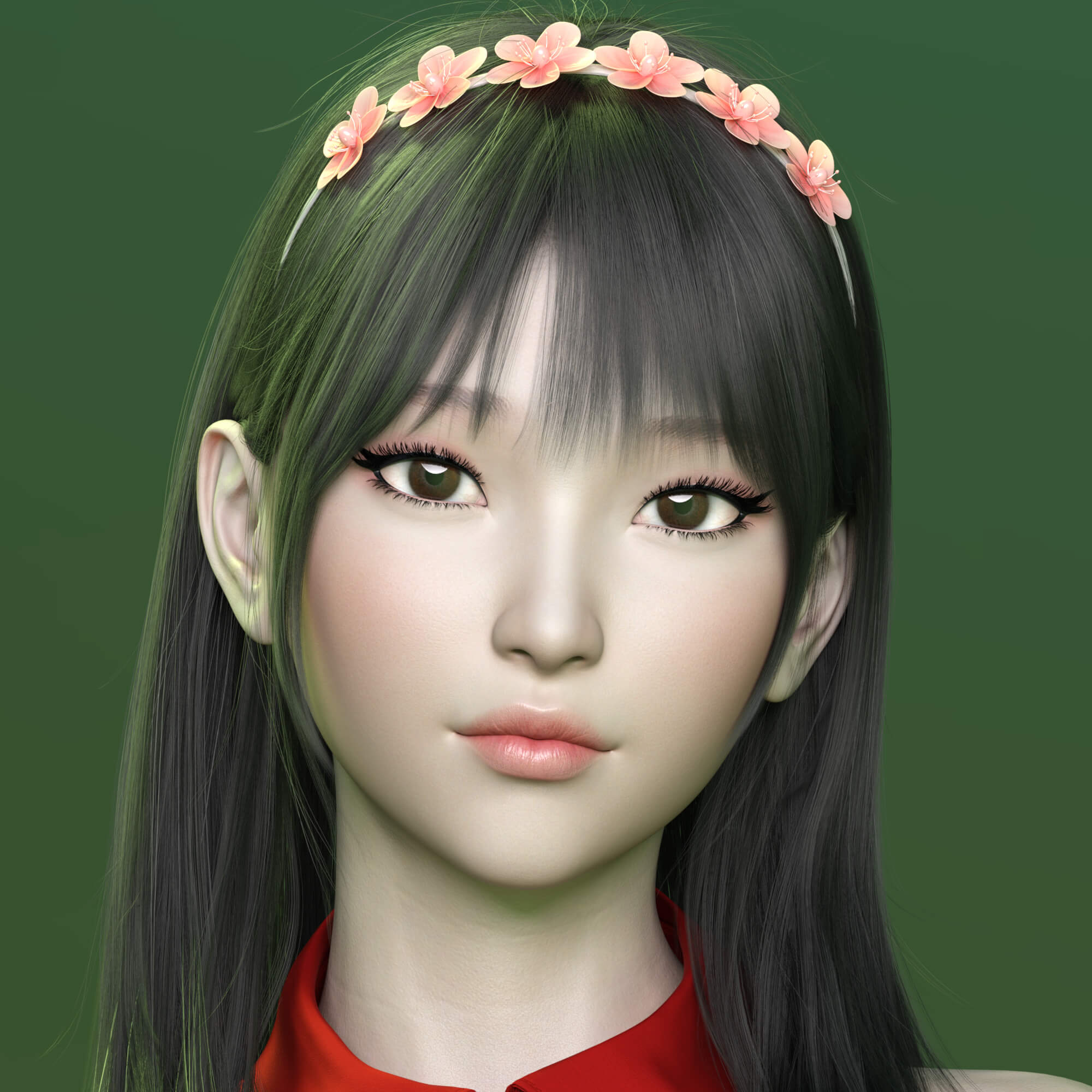 DAZ资源 Dilraba for G8F and 8.1F 亚洲少女体型(仅体型) 非IM