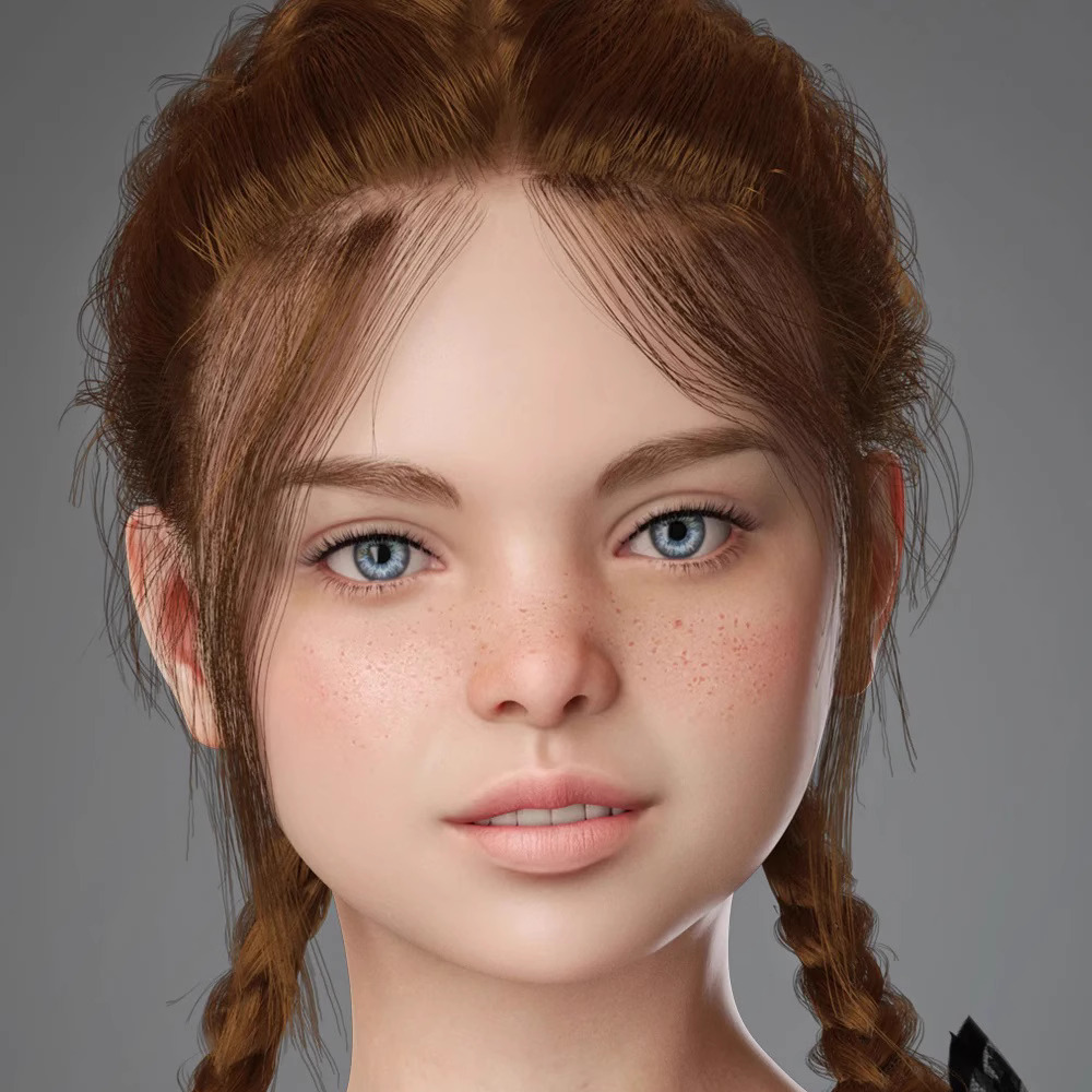 DAZ资源 MB Ranice for G9F 欧美小女孩体型 （仅体型） [IM]