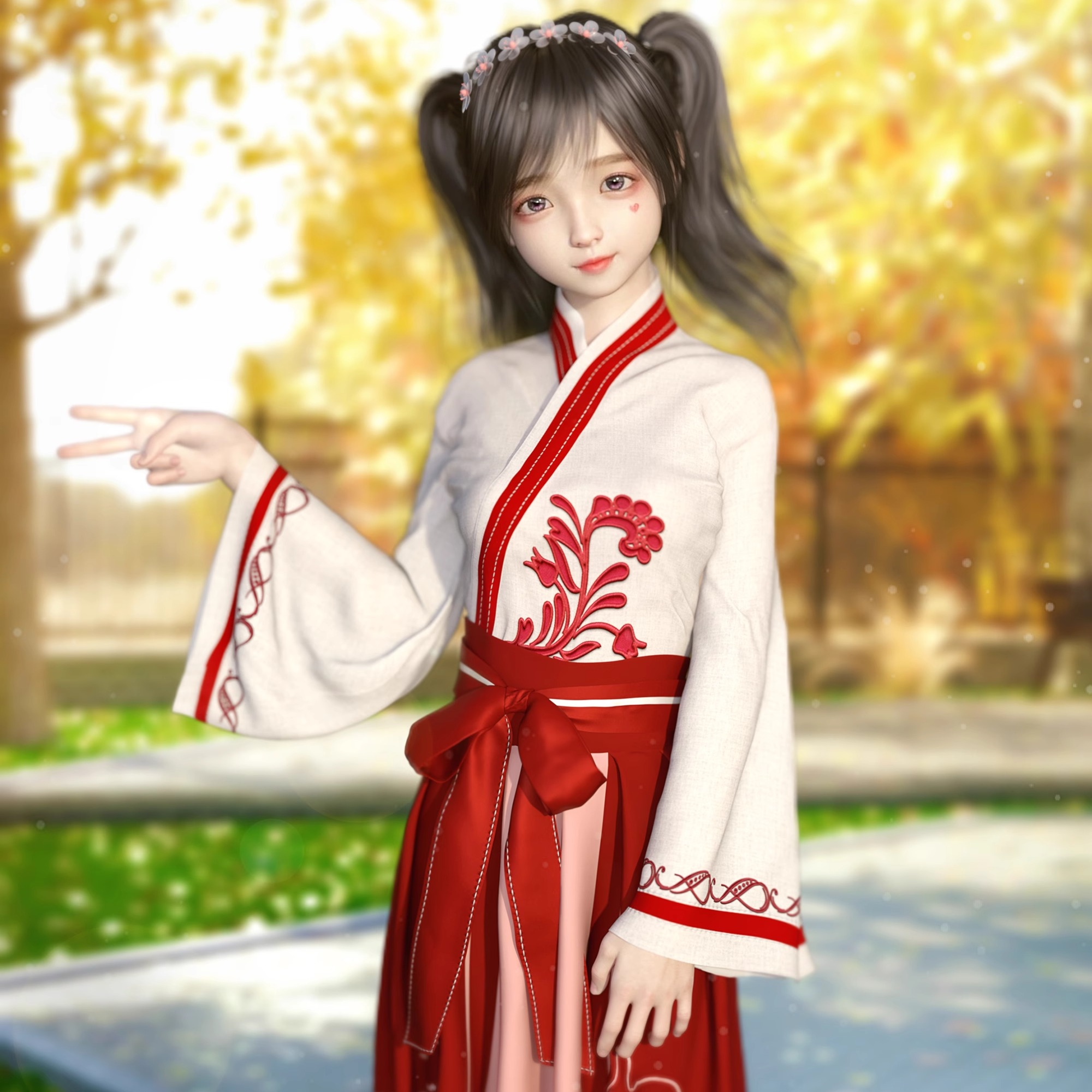 daz资源 SU Xiao Meng Character  G8.1F亚洲小女孩(仅体型) [IM]