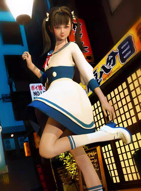 DAZ资源  Lin Character for G8F 亚洲女学生 (仅体型)  IM